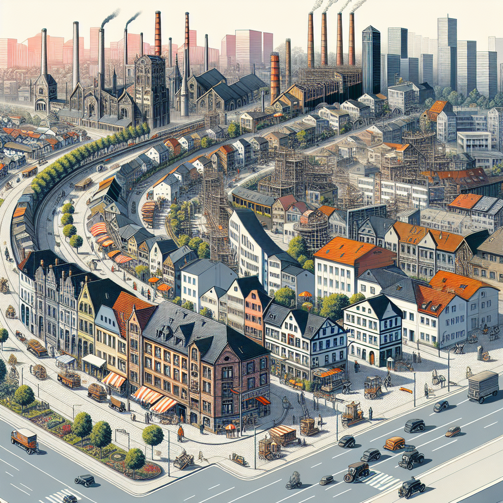 Entwicklung des Mietspiegels im Stadtkern von Essen